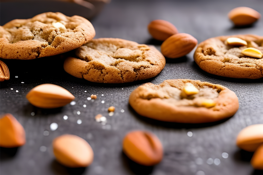 Cookies moelleux aux amandes.